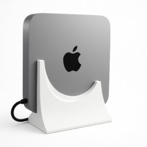Azoth Vertical Desktop Stand for Mac mini (White)